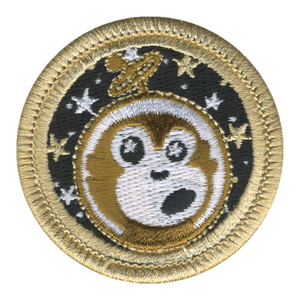 Space Monkey Patch - embroidered 2 inch round by ClassB