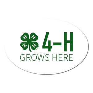 4-H Magnet - 4-H Grows Here by ClassB 4-H Magnet - 4-H Grows Here by ClassB