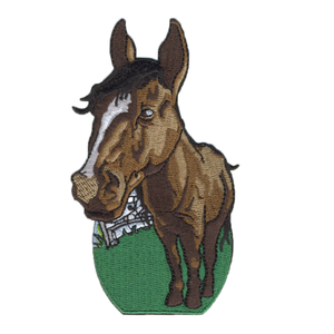 Horse on Ranch Embroidered Patch – PA7658 by ClassB