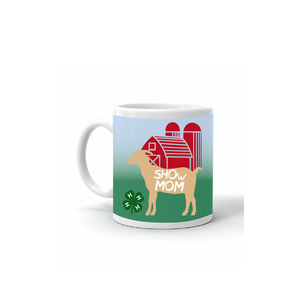 Goat Show Mom 4-H Mug - Left Image by ClassB Goat Show Mom 4-H Mug - Left Image by ClassB