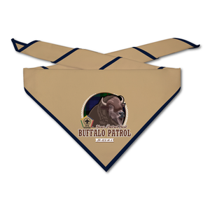 Wood Badge Neckerchief with Wood Badge Buffalo and Wood Badge Logo