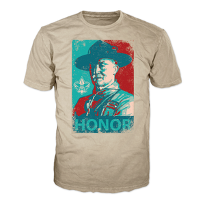 Scouts BSA Graphic Tee With Baden Powell Honor Design Scouts BSA Graphic Tee With Baden Powell Honor Design