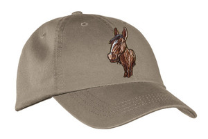 Farming Life Washed Twill Cap with Embroidered Full Horse EB7797 by ClassB