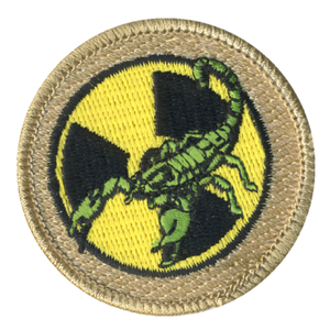 Nuclear Scorpion Patrol Patch - embroidered 2 in round by ClassB