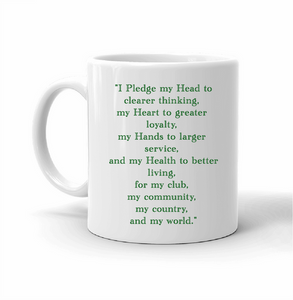 4-H Pledge Mug - Left Side by ClassB 4-H Pledge Mug - Left Side by ClassB