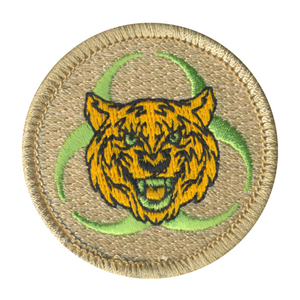 Toxic Tigers Patrol Patch - embroidered 2 in round by ClassB