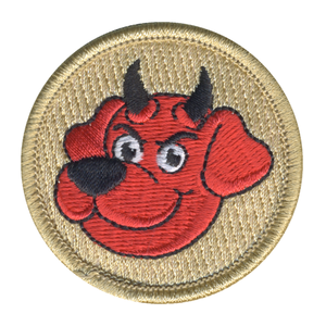 Demon Dog Patrol Patch - embroidered 2 in round by ClassB