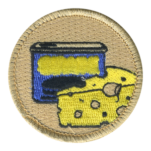 Canned Cheese Patrol Patch - embroidered 2 in round by ClassB