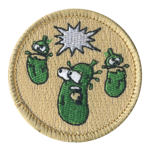 Popping Pickles Patrol Patch - embroidered 2 in round by ClassB