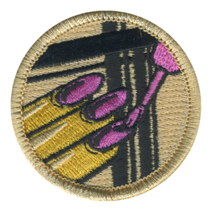 Manicure Patrol Patch - embroidered 2 in round by ClassB