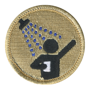 Singing in the Shower Patrol Patch - embroidered 2 in round by ClassB