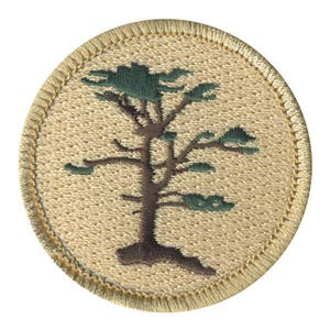Lone Pine Tree Patrol Patch - embroidered 2 in round by ClassB