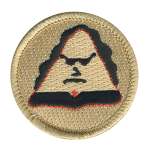 Secret Queso Man Patrol Patch - embroidered 2 in round by ClassB