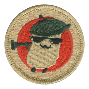 Potato Launchers Patrol Patch - embroidered 2 in round by ClassB