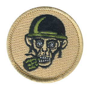 Military Monkey Patrol Patch - embroidered 2 in round by ClassB