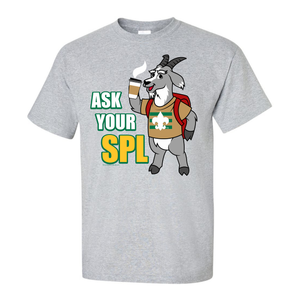 Ask Your SPL Goat Graphic Tee - Sports Grey Ask Your SPL Goat Graphic Tee - Sports Grey