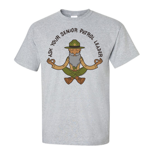 Ask Your Senior Patrol Leader Graphic Tee - Sports Grey Ask Your Senior Patrol Leader Graphic Tee - Sports Grey