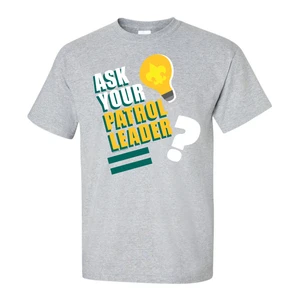 Scout Graphic Tee - Ask Your Patrol Leader Light Bulb Graphic Tee - Sports Grey