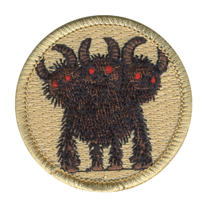 Monkey Man Patrol Patch - embroidered 2 in round