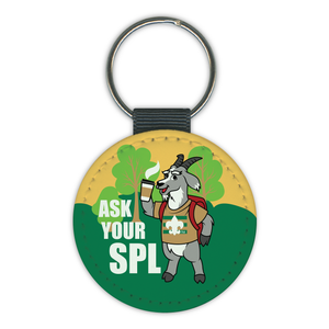 Scouting America Keychain - Ask Your SPL Goat