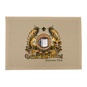Troop Coffee Cup Patrol Patch Flag with Colored Wings and Scouting America logo