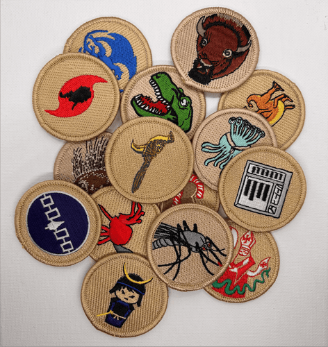 Mystery Patrol Patch Grab Bag - 40 Pieces - Assorted
