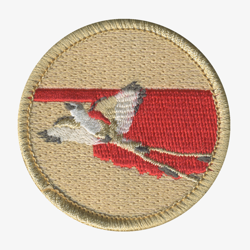 Scissortail Patrol Patch - embroidered 2 in round by ClassB