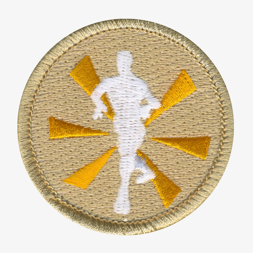 Star Bright Man Patrol Patch - embroidered 2 in round by ClassB
