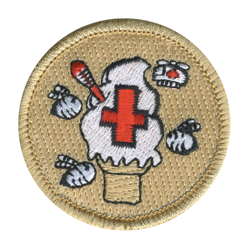 Extreme Heat Patrol Patch - embroidered 2 in round by ClassB