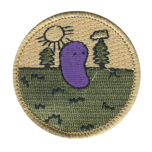 Purple Jellybeans Patrol Patch - embroidered 2 in round by ClassB