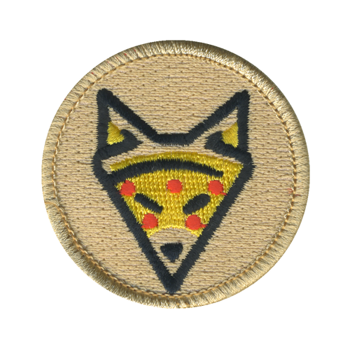Pizza Fox Patrol Patch - embroidered 2 in round by ClassB