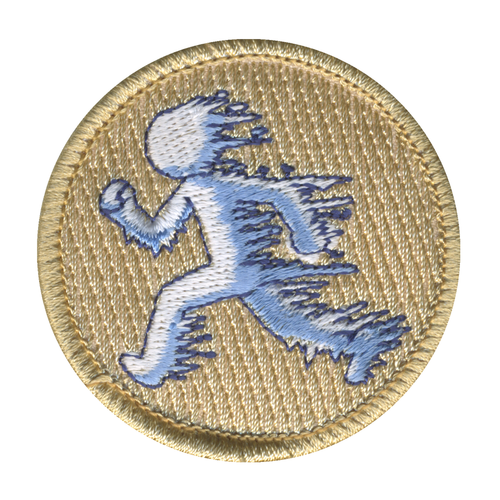 Freezing Stickman Patrol Patch - embroidered 2 in round by ClassB