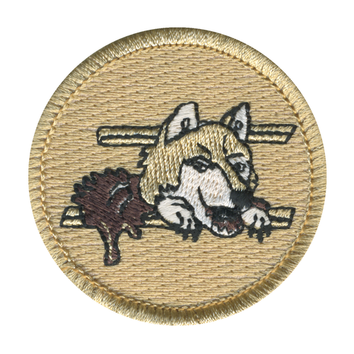 Smores Wolf Patrol Patch - embroidered 2 in round by ClassB