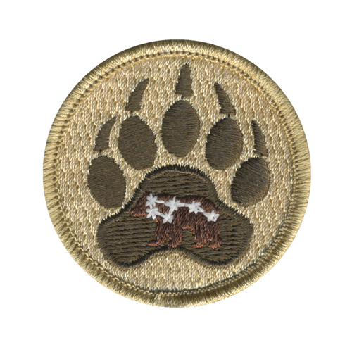 Bear Claw Patrol Patch - embroidered 2 in round