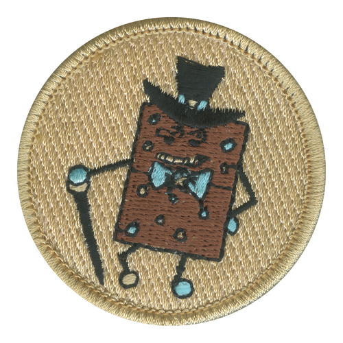 Fancy Brownie Patrol Patch - embroidered 2 in round