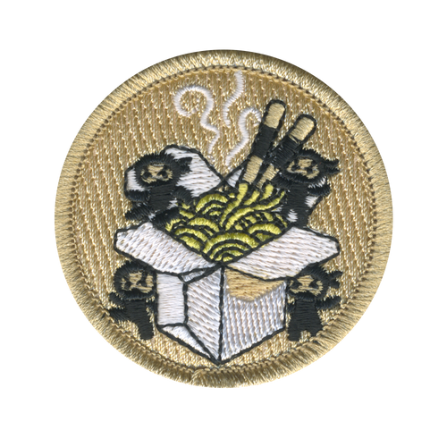 Ninja Noodles Patrol Patch - embroidered 2 in round