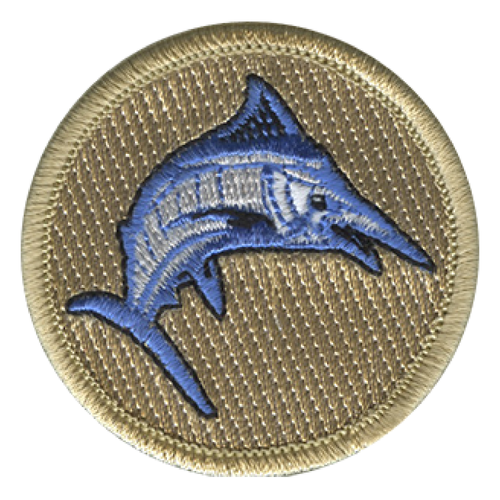 Swordfish Scout Patrol Patch - embroidered 2 inch round