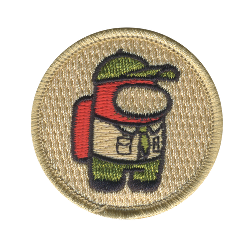 Red Scout Creature Patrol Patch - embroidered 2 in round