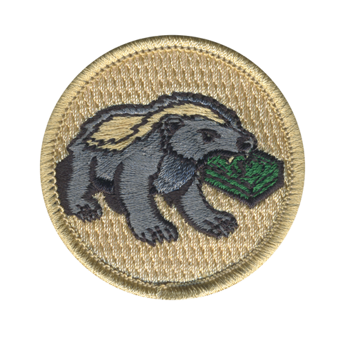 Money Badger Patrol Patch - embroidered 2 in round