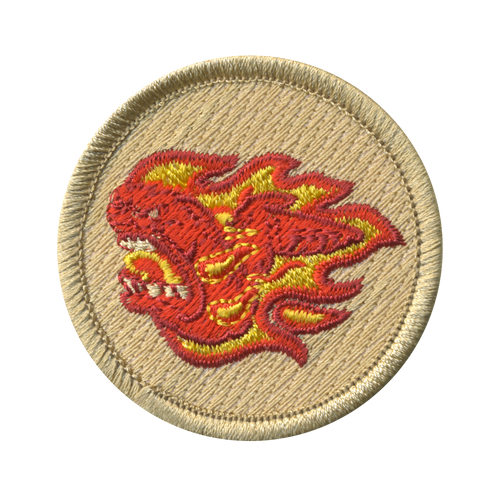 Flying Chicken Wings Patrol Patch - embroidered 2 in round