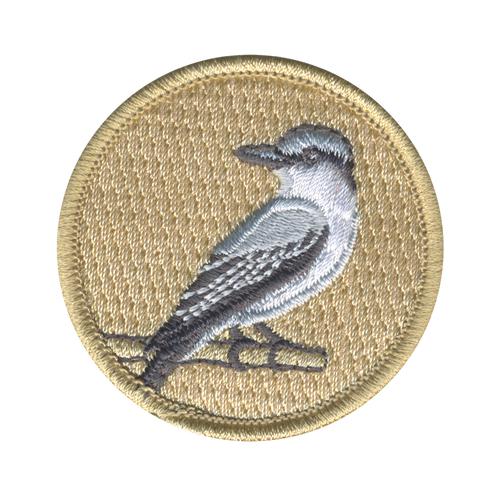 Gray Kingbird Patrol Patch - embroidered 2 in round