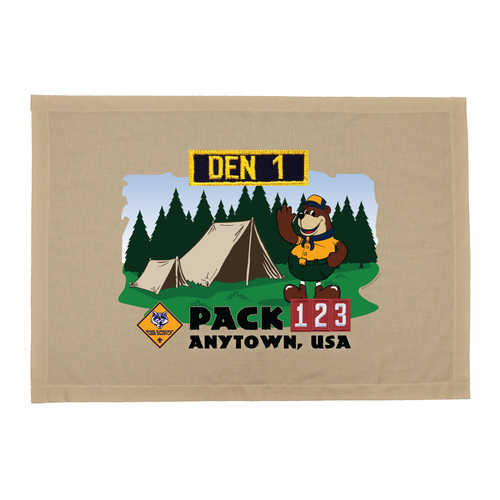 Cub Scout Bear Cub Scout Den Flag SP5929
