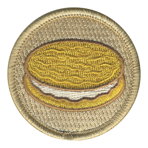 Cream Pie Patrol Patch - embroidered 2 in round