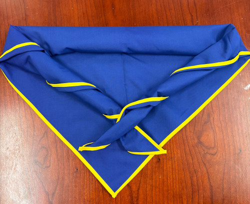 Royal with Yellow piped edge - Troop Size