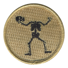 Headless Skeleton Patrol Patch - embroidered 2 in round