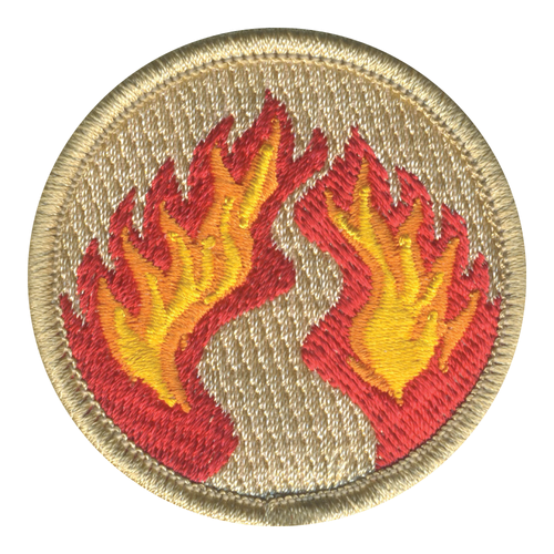 Fiery Trail Patrol Patch - embroidered 2 in round