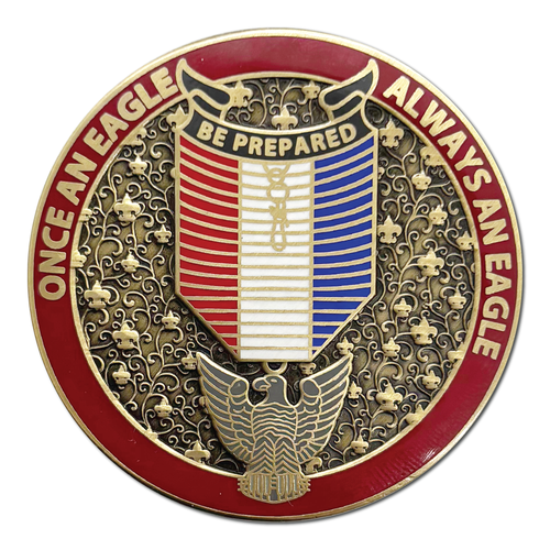 Eagle Scout Medal Coin - Once an Eagle, Always an Eagle Scout Coin