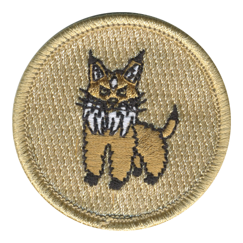 Fox Bob Cat Patrol Patch - embroidered 2 in round