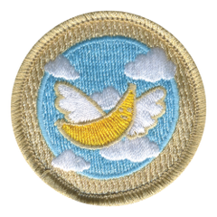 Golden Banana Gliders Patrol Patch - embroidered 2 in round