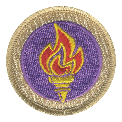 Terrific Torch Patrol Patch - embroidered 2 in round